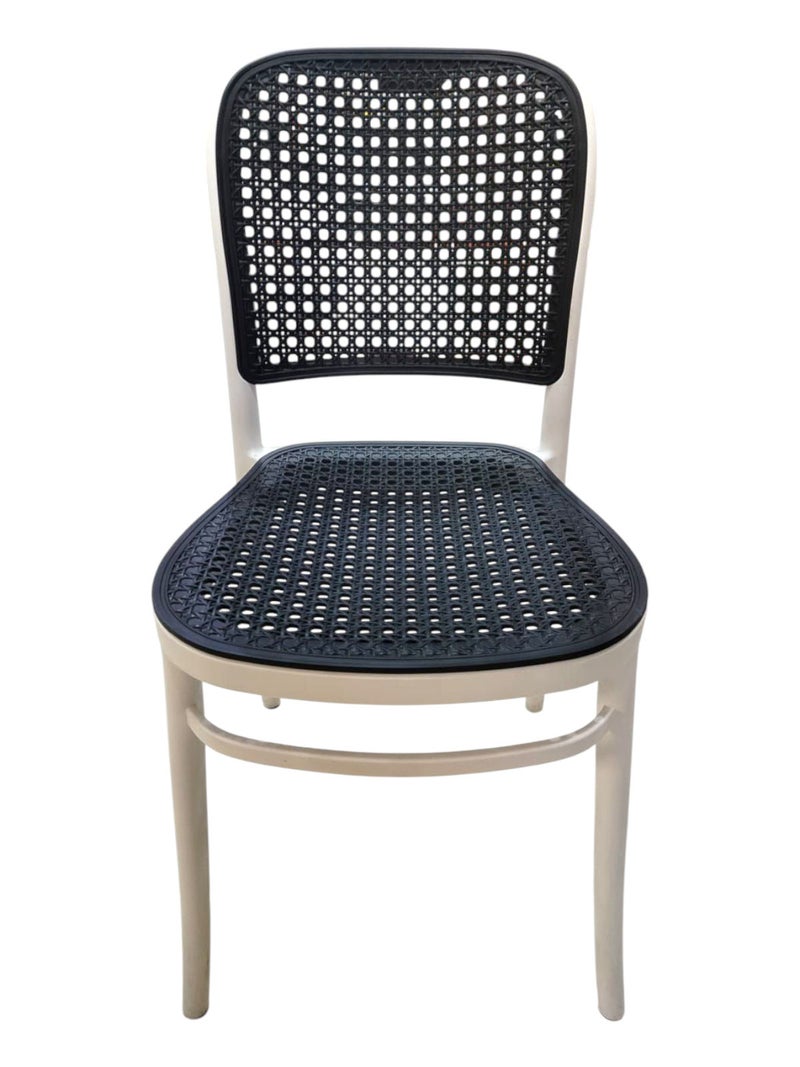 خورشيد للبلاستيك كرسي ايليت من خورشيد بلاست للبلاستيك - أبيض و أسود - Image 1